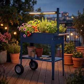 Urban Garden Trolley dyrkningsbord + vækstlampe