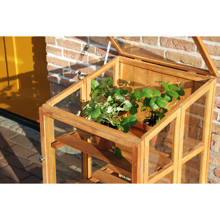 Premium Dyrkningsskab Hårdttræ S