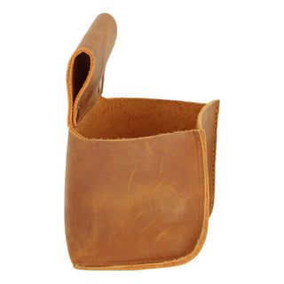 Bæltecontainer i okselæder