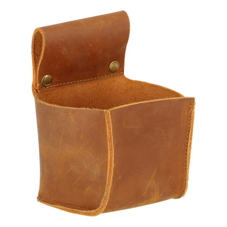 Bæltecontainer i okselæder