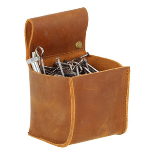 Bæltecontainer i okselæder