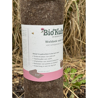 Wol Mulchdoek 3m² Bio-Kultura