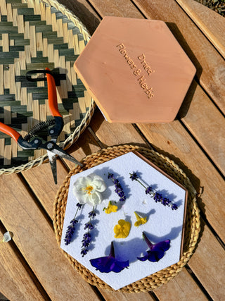 Mikrobølgeovn blomster- og urtepresser