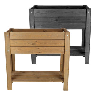 Dyrkningsbord til altan/terrasse i træ S