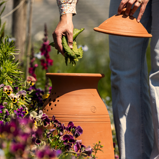 Kompostbeholder terrakotta