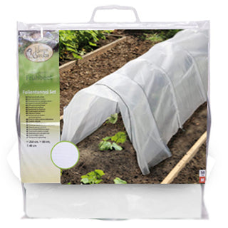 Dyrkningstunnel med fiberdug 3m