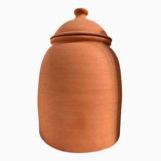Blegepotte i terracotta + låg (53cm)