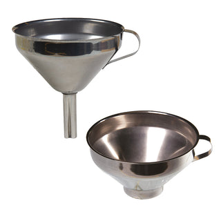 Tragt i rustfrit stål