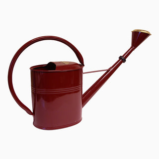 Gieter Metaal Ovaal 8 Ltr Wijnrood