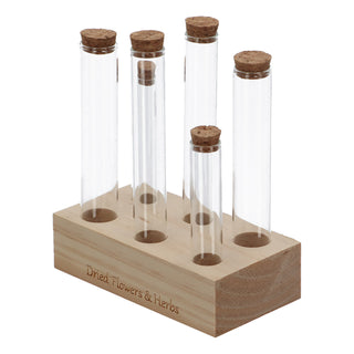 Blomster- og krydderurterør i træ L