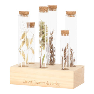 Blomster- og krydderurterør i træ L