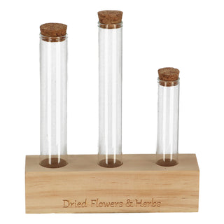 Blomster- og krydderurterør i træ M