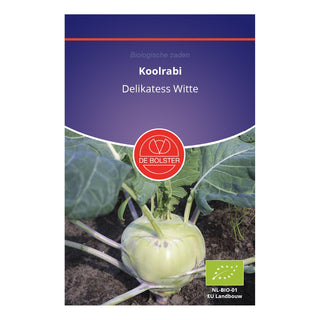De Bolster Koolrabi 'Delikatess Witte' 1490
