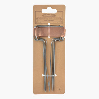 Esschert Design Koper plantlabels set van 6